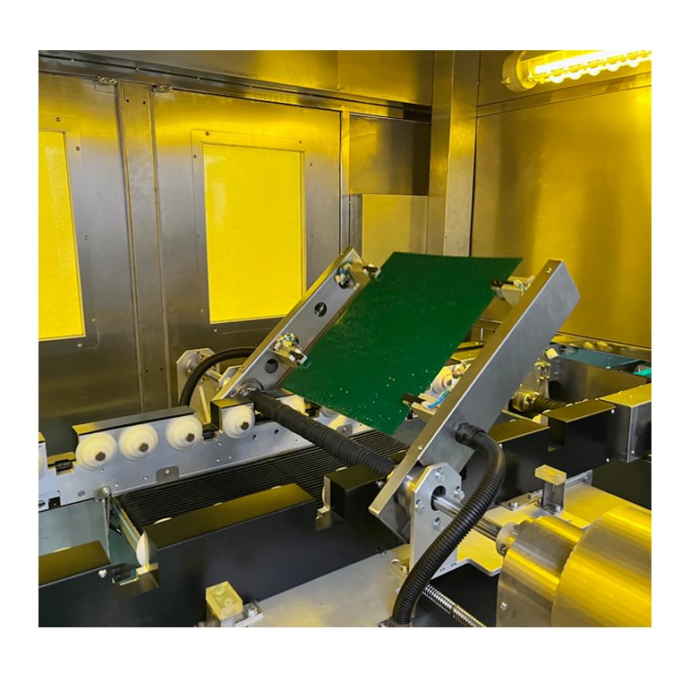 Automated High-Speed Solder Mask Spray Production Line for Circuit Boards PCB Ink Spray Machine